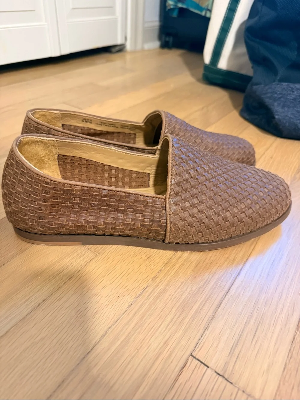 Nisolo Alejandro Woven Slip-On Loafers in Brown